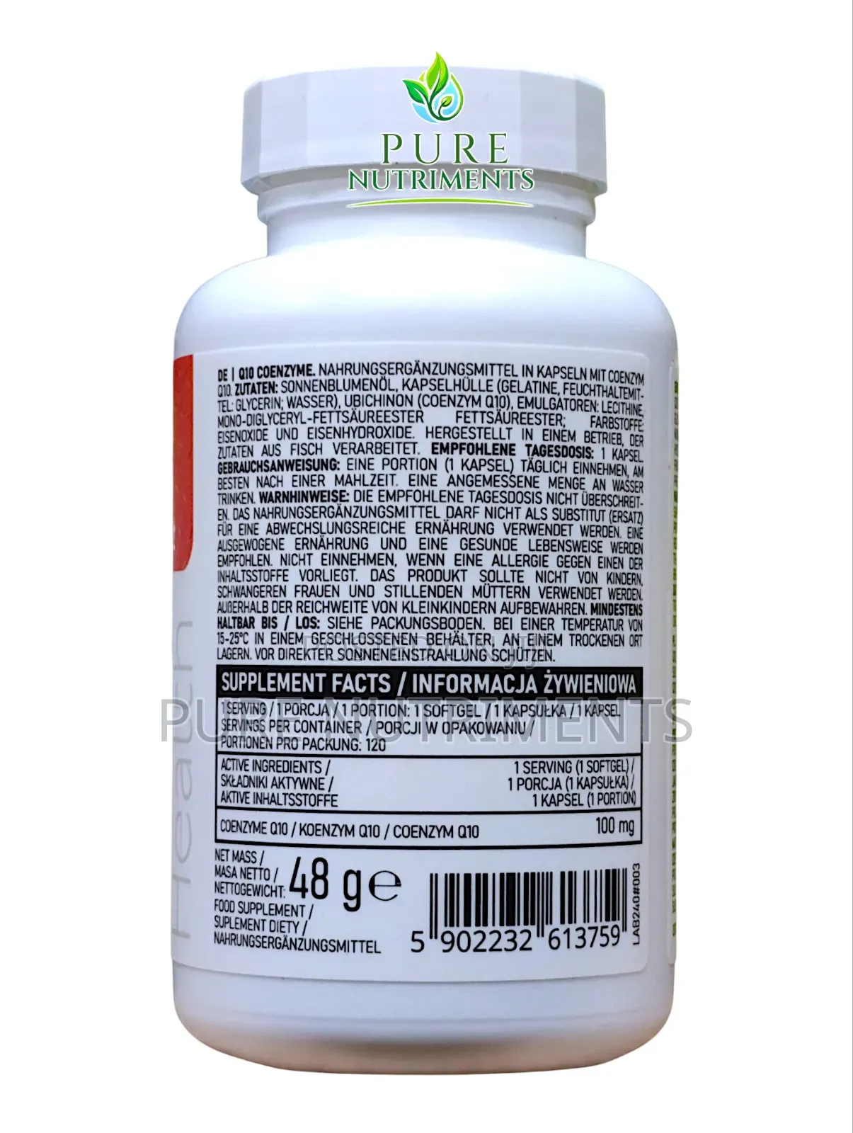 Ostrovit CoQ10 100mg 120 Softgels_ Heart Health