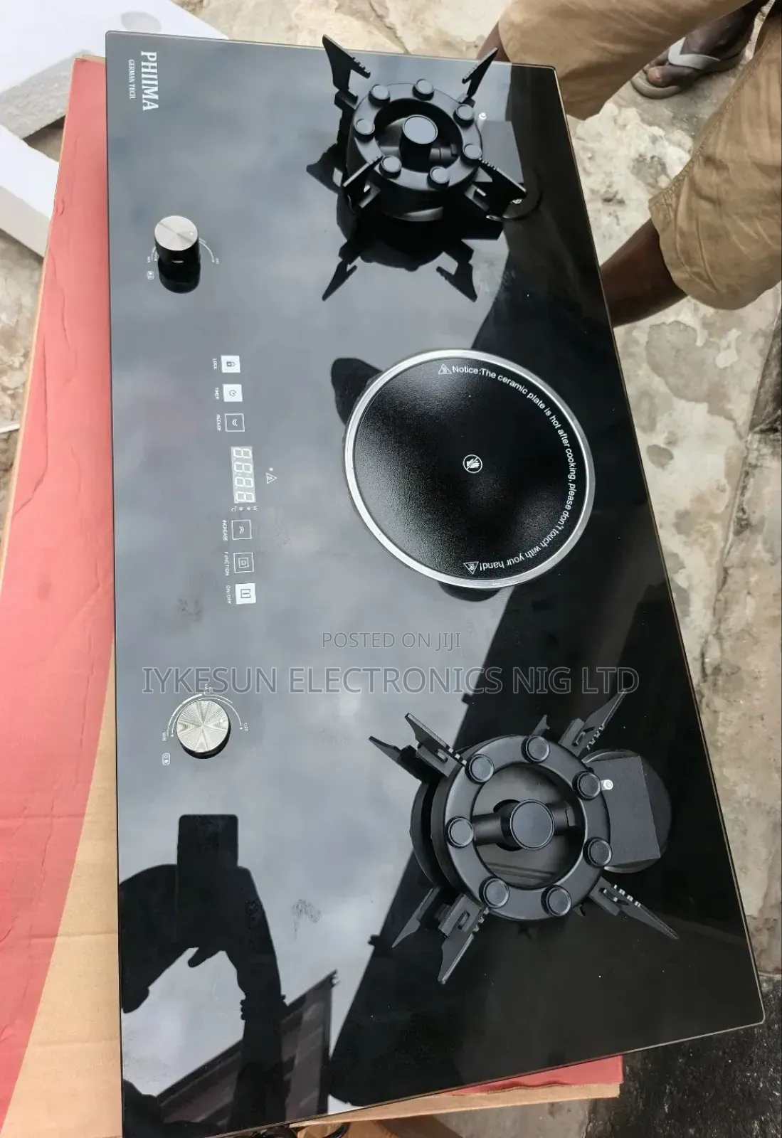 Original PHIIMA Built-in 2+1 Flips Up Gas Electric Cooker HOB Etc.