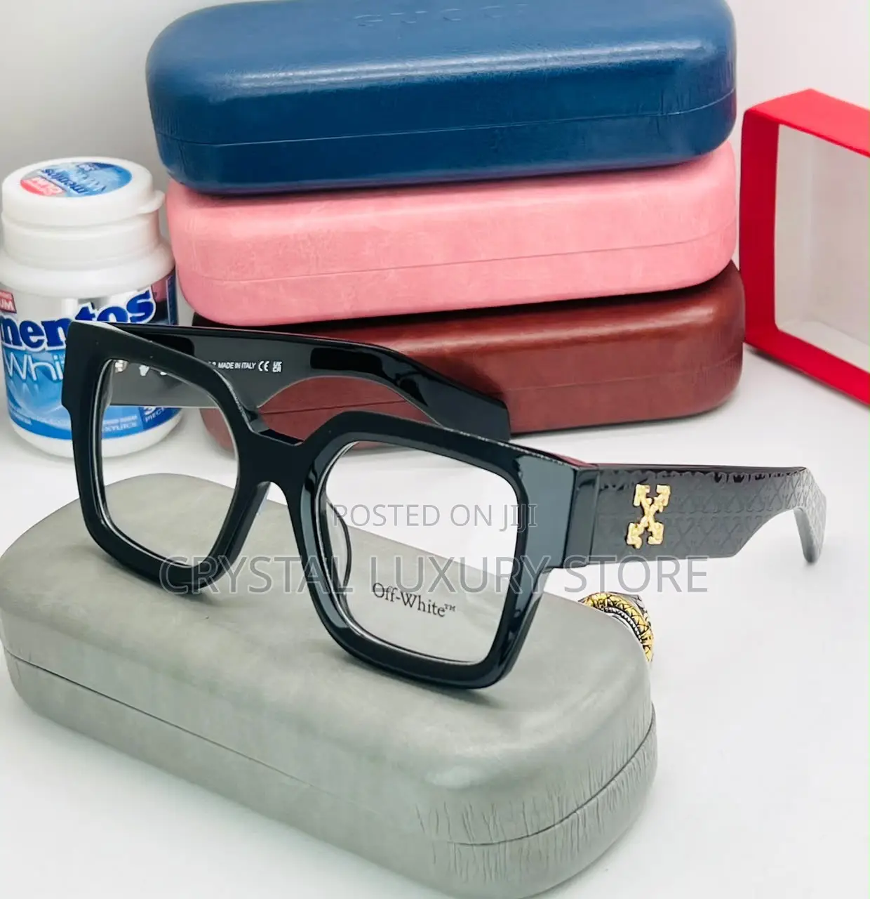 Off-White Quality Luxury Men Frame Glasses
