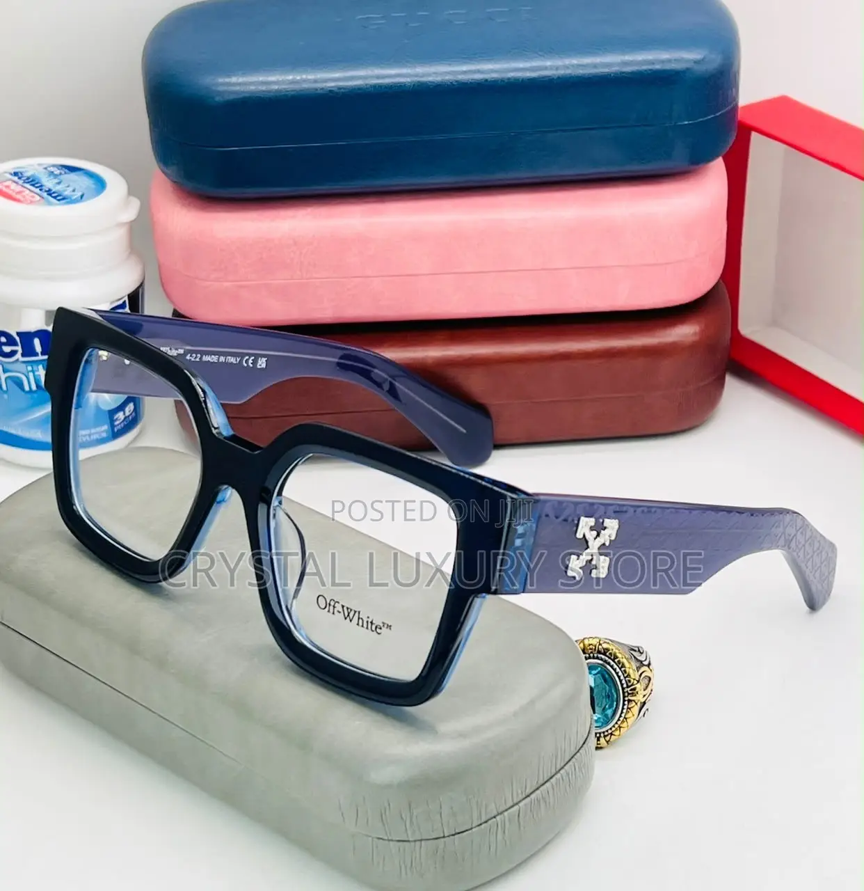Off-White Quality Luxury Men Frame Glasses