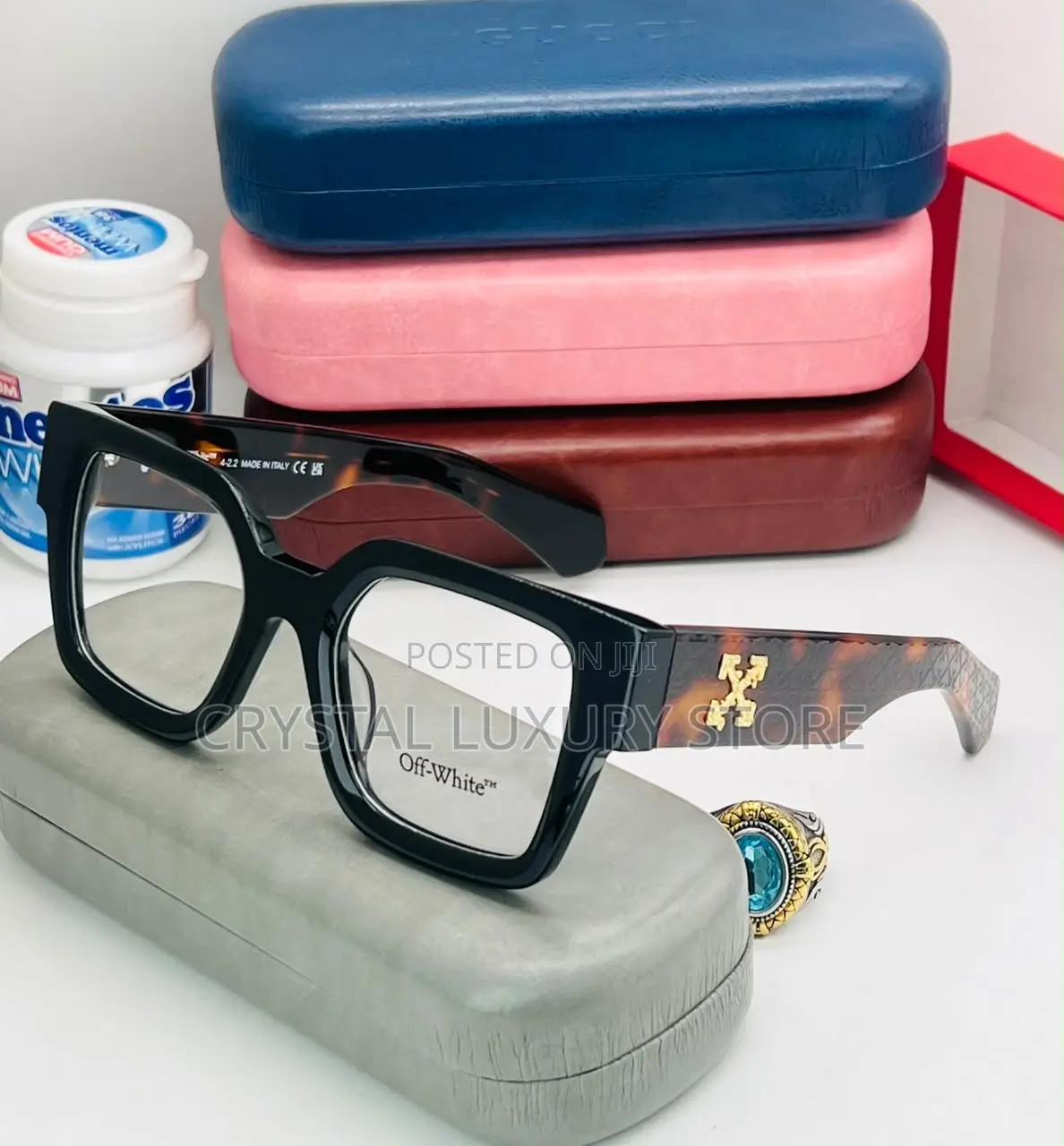 Off-White Quality Luxury Men Frame Glasses