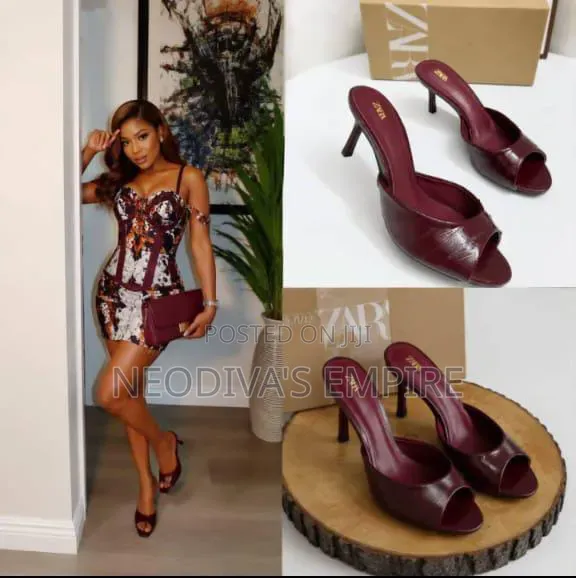Zara Pointed-Toe Mule Heels Price by 1Pcs