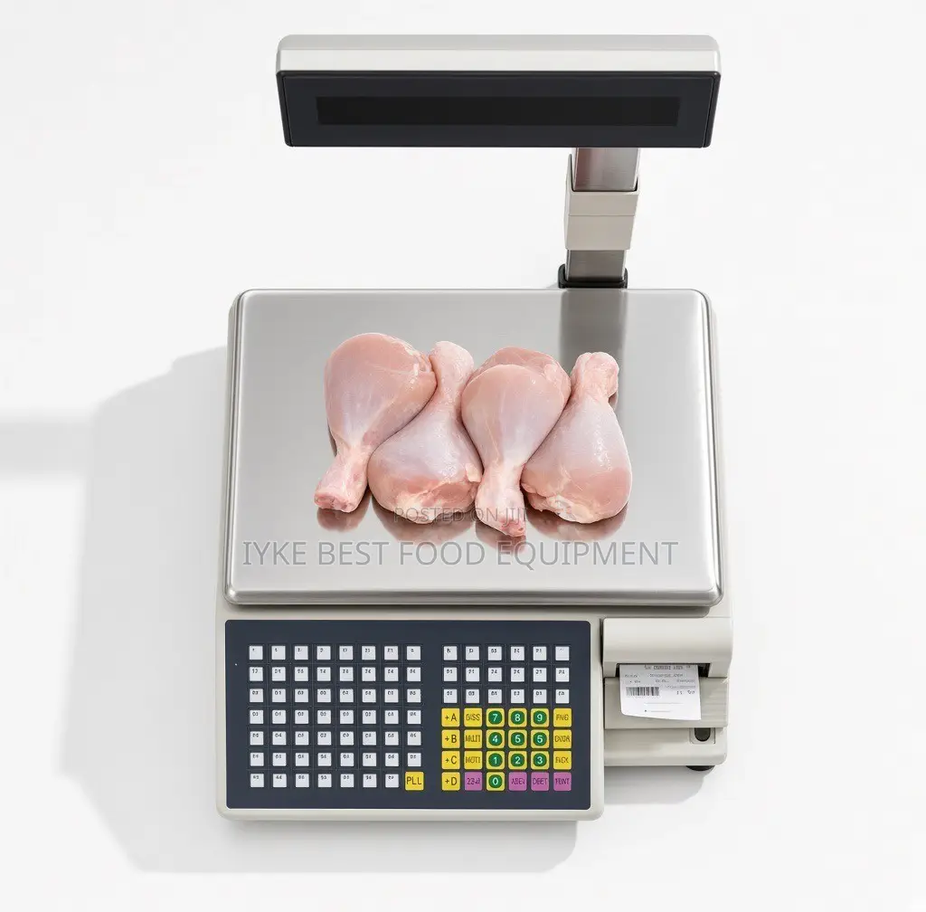 Electric Computing Scale With Printer