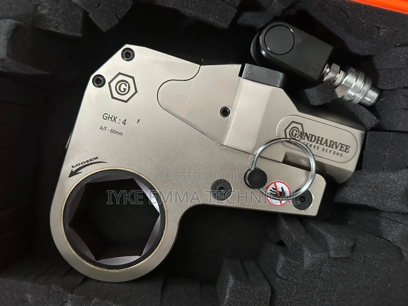 Gandharvee GHX:4 Low-Profile Hollow/Hex 60mm Hydraulic Torque