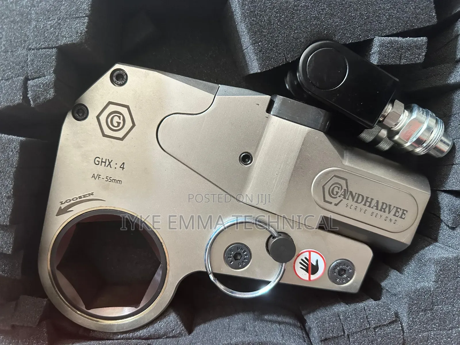 GHX:4 55mm Low-Profile Hollow Hydraulic Wrench Series