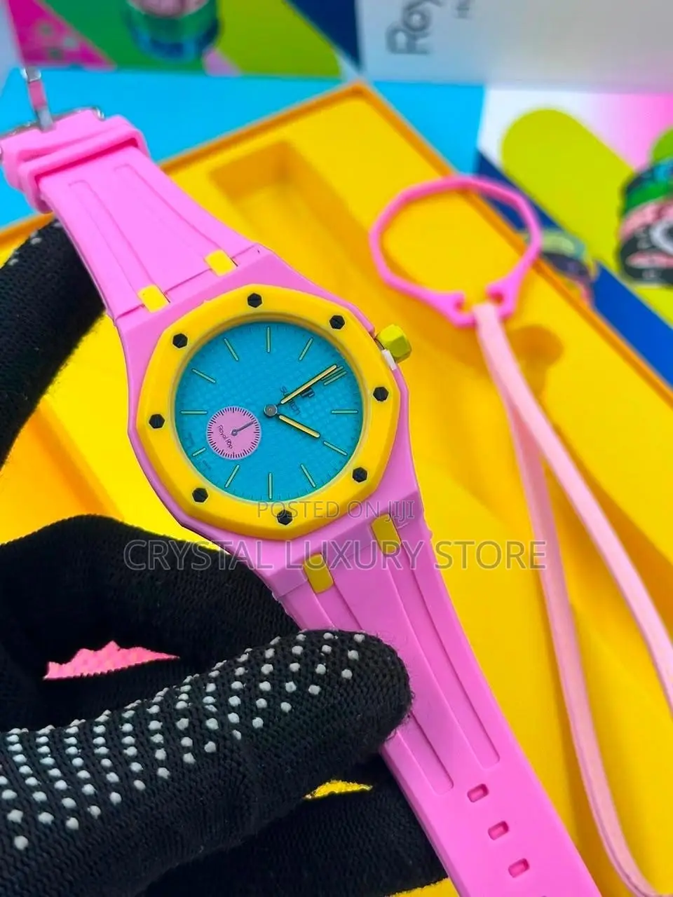 Audemars X Swatch Piguet Quality Men Rubber Strap Wristwatch