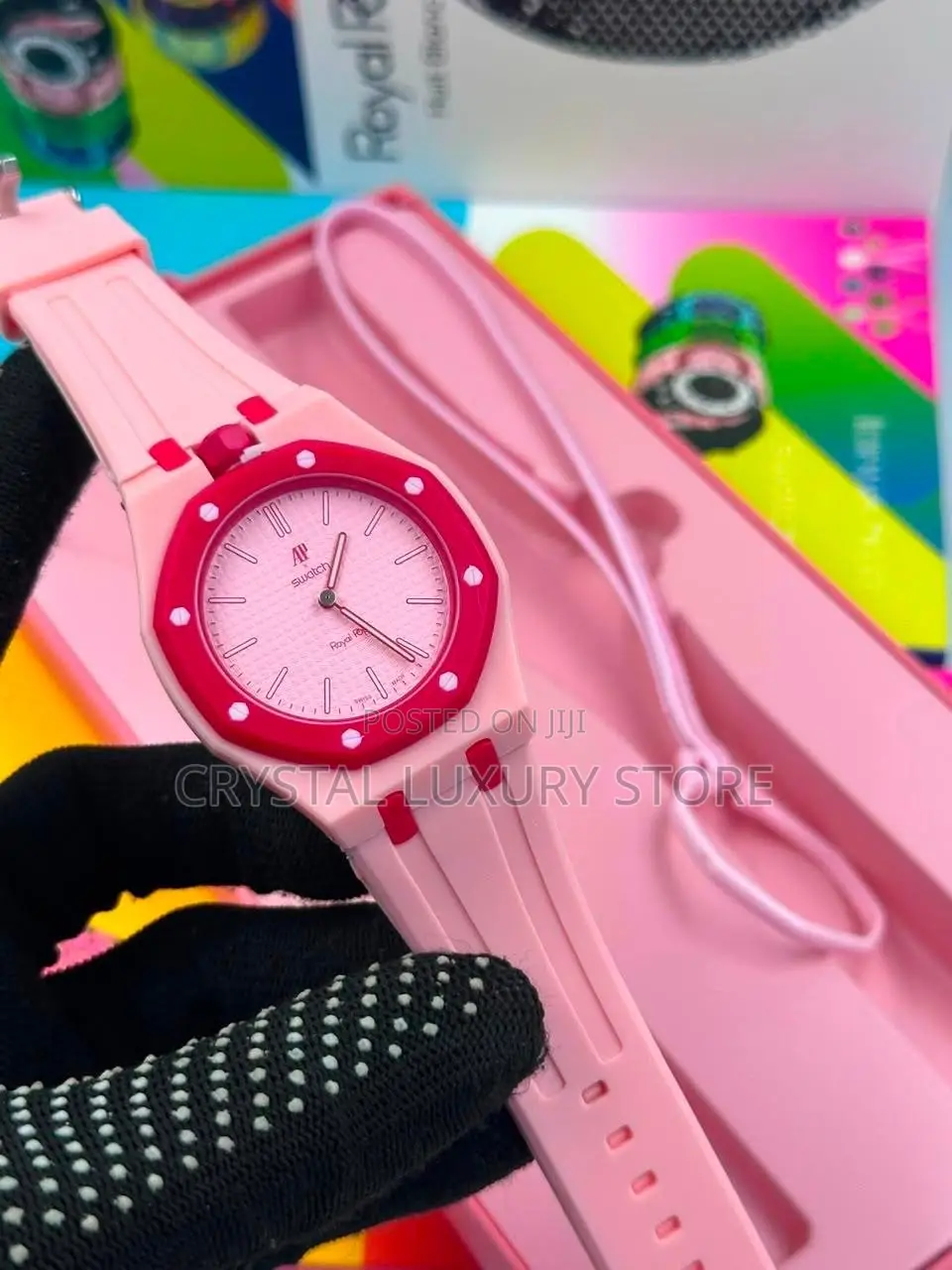 Audemars X Swatch Piguet Quality Men Rubber Strap Wristwatch