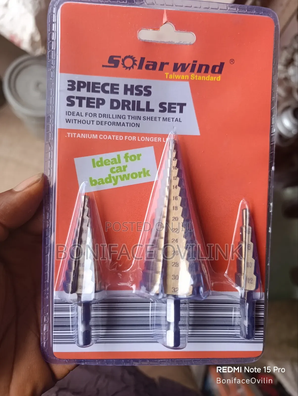 Step Drill Bit Set