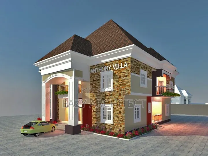 Duplex, Terrace Building, Burgalow Drawing for Approval