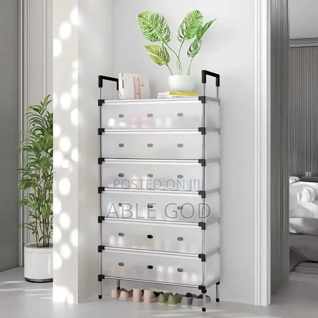 7 Layers Covered Shoe Rack