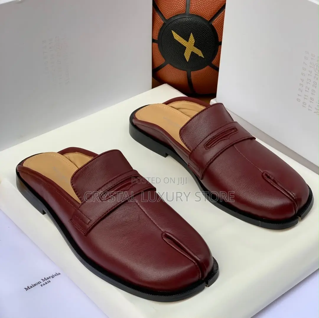 Maison Margiela Quality Luxury Men Genuine Leather Halfshoe