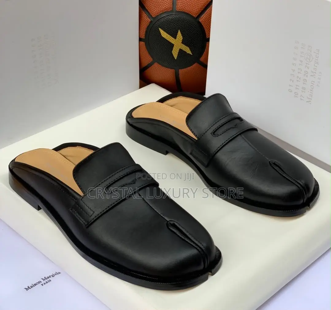 Maison Margiela Quality Luxury Men Genuine Leather Halfshoe
