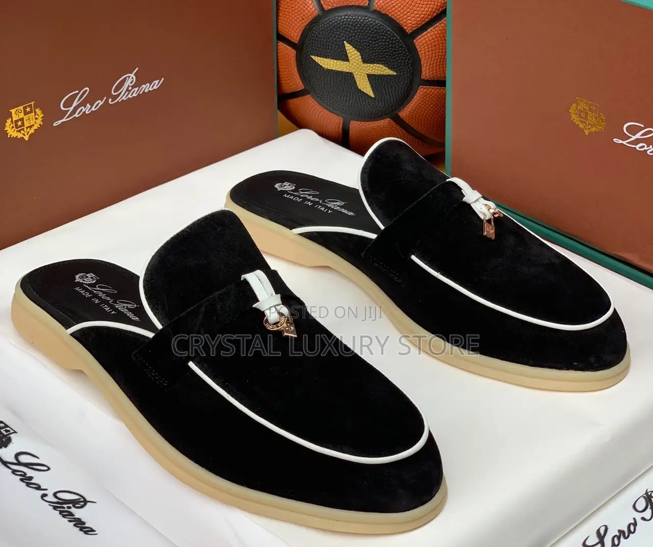 Loro Piana Quality Men Genuine Half Shoe