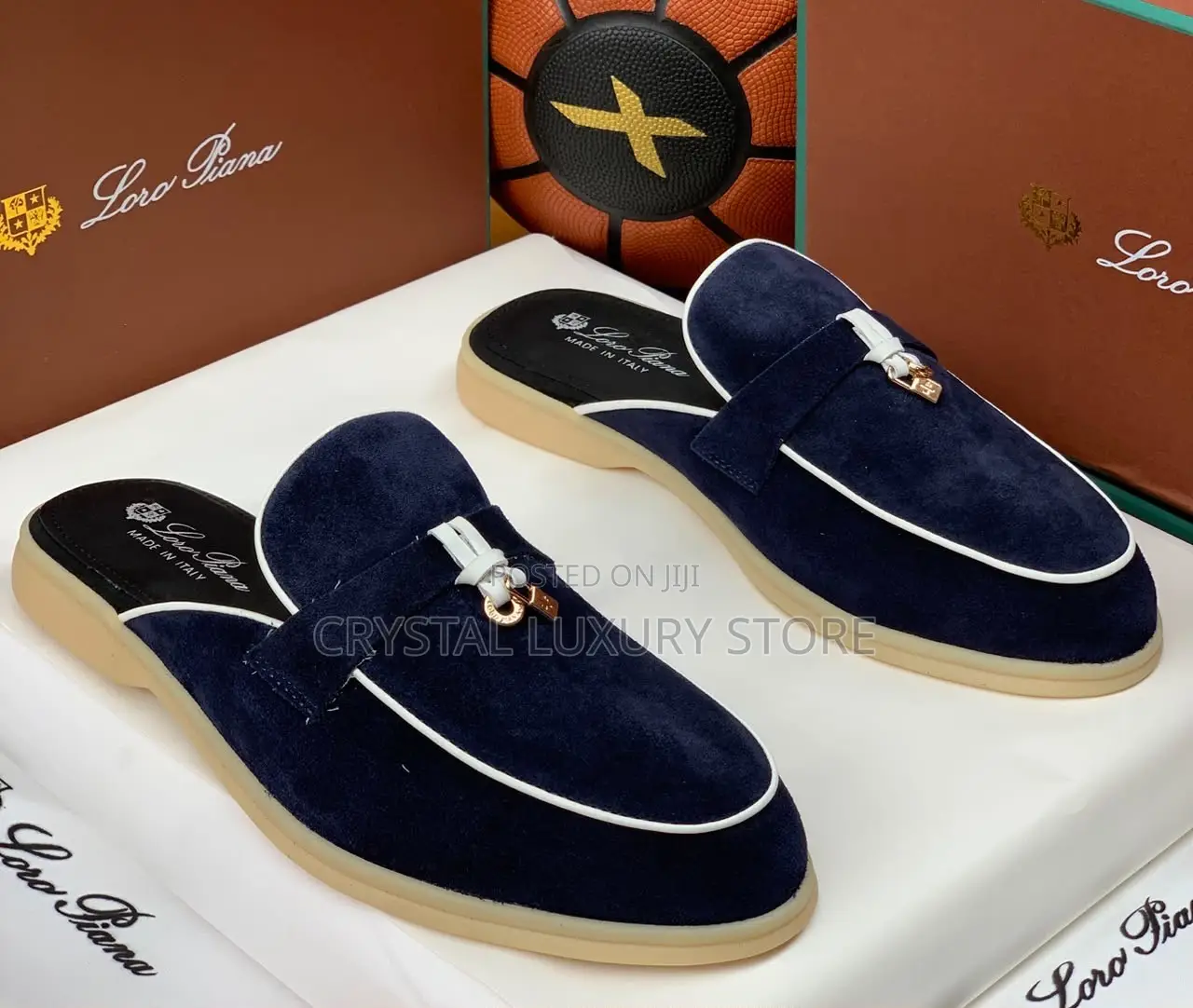 Loro Piana Quality Men Genuine Half Shoe