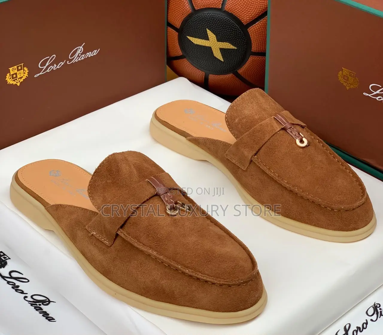 Loro Piana Quality Men Genuine Half Shoe