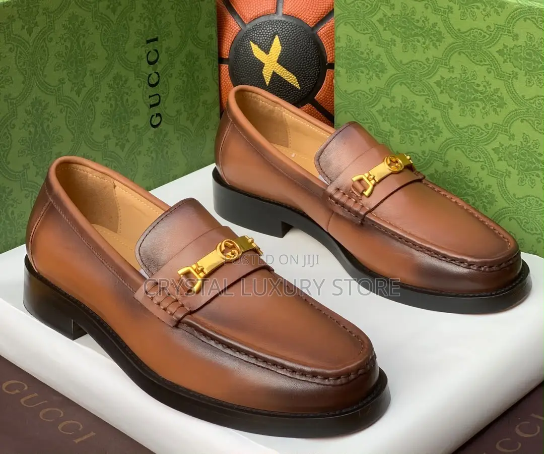 Gucci Quality Luxury Men Genuine Leather Cooperate Shoe
