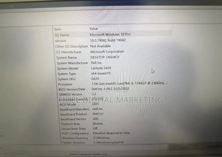 New Laptop Dell Latitude 5420 16GB Intel Core i5 SSD 256GB