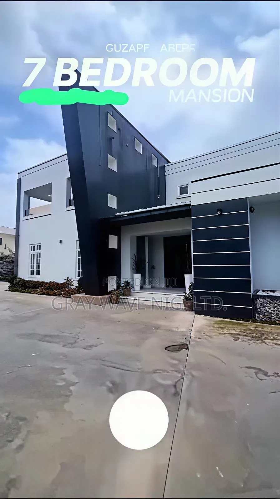 Furnished 7bdrm Mansion in Guzape District for sale