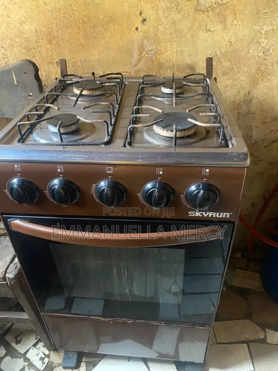 Gas Cooker and Oven Grill