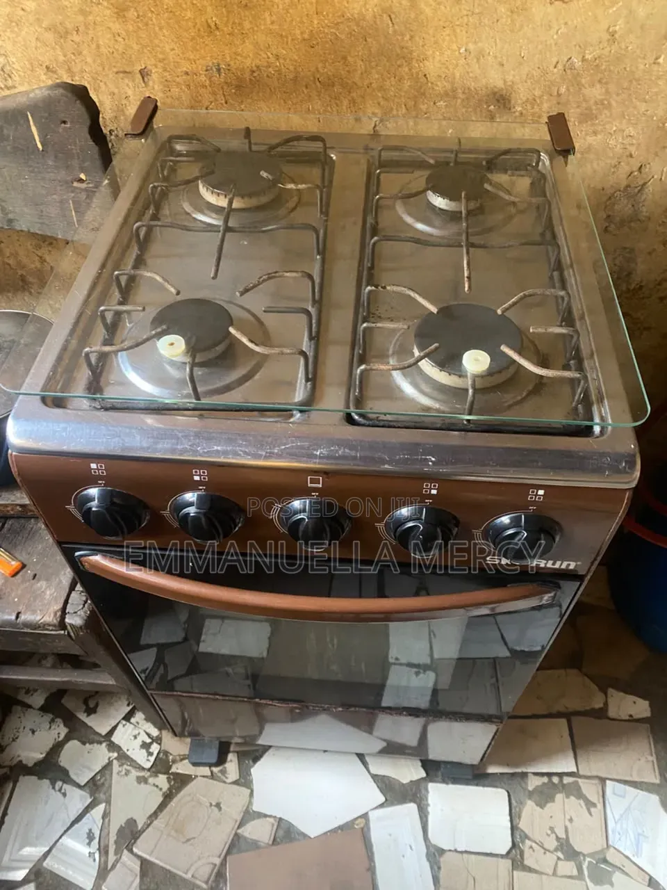 Gas Cooker and Oven Grill