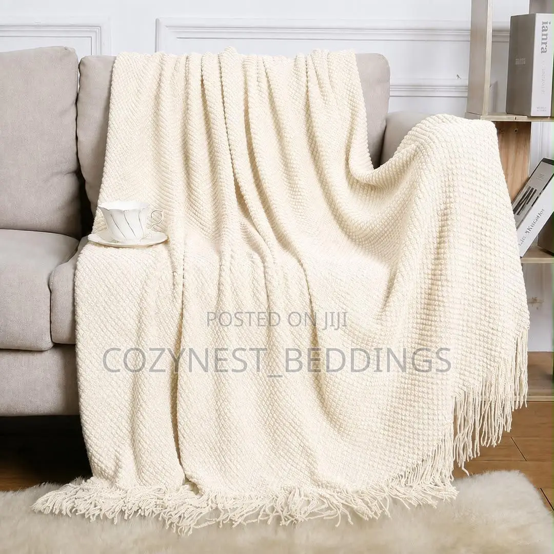 Throw Blanket – Luxury Knitted Sofa Throw Blanket