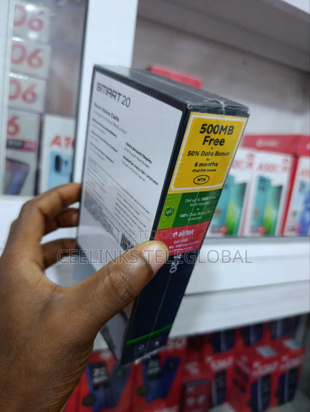 New Infinix Smart 20 128 GB Silver