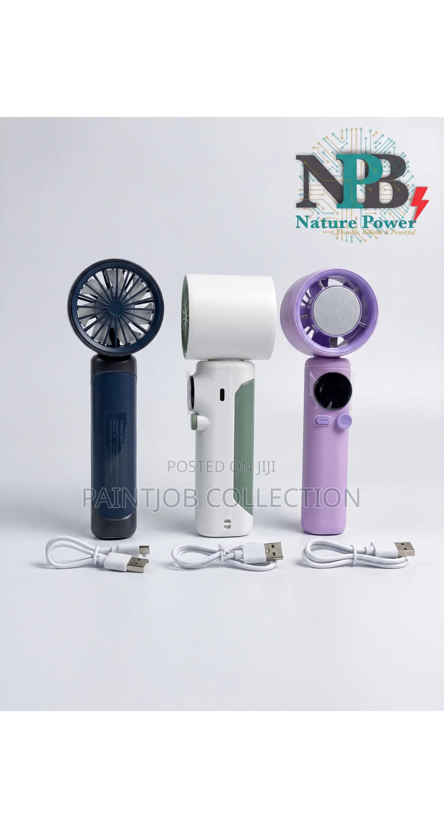 Handheld Portable Rechargeable Fan
