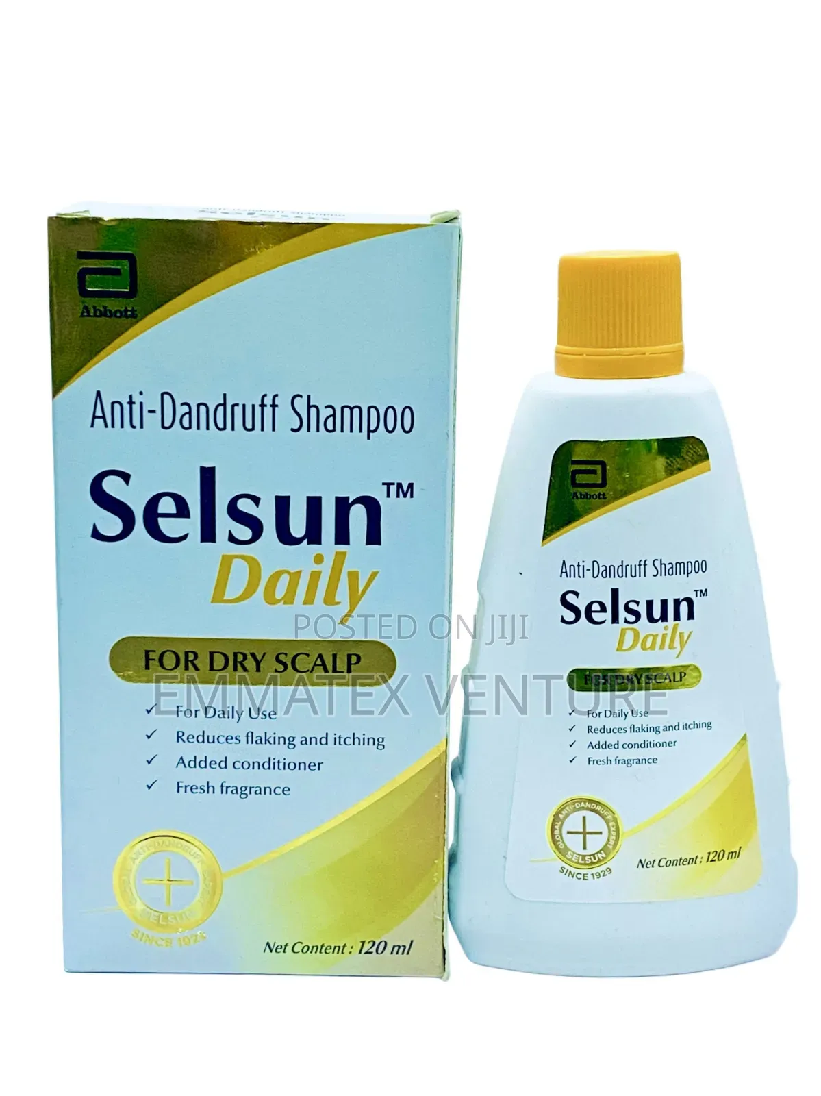 Abbott Selsun Daily Anti-Dandruff Shampoo X120ml