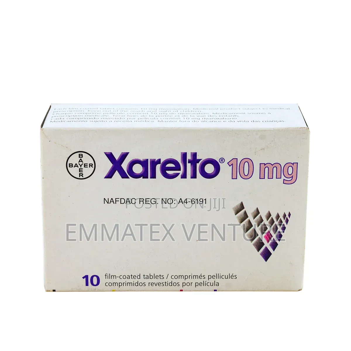 Xarelto 10mg Tablets (Rivaroxaban) X10
