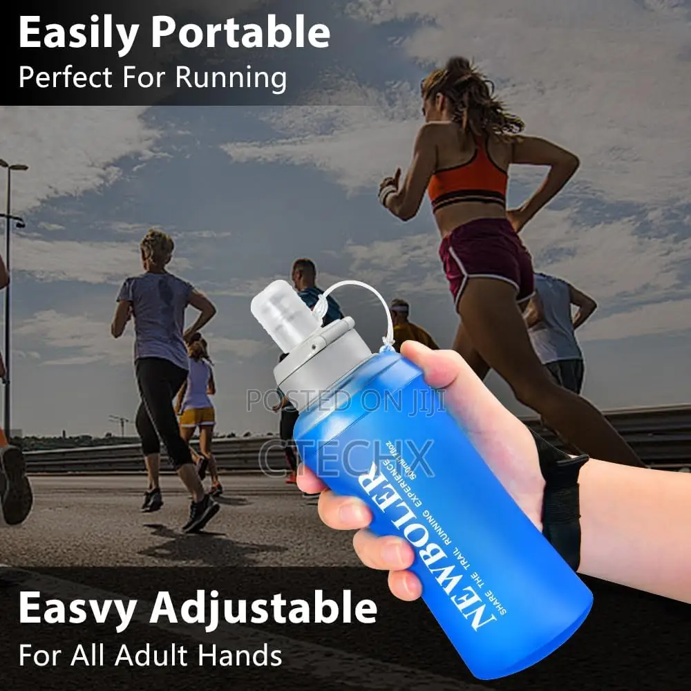 700ml Collapsible Soft Flask for Running, Cycling and Hydration Vests