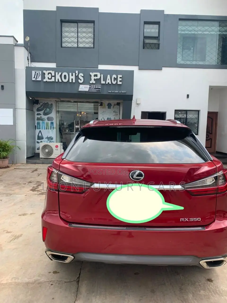 Lexus RX 2018 Red