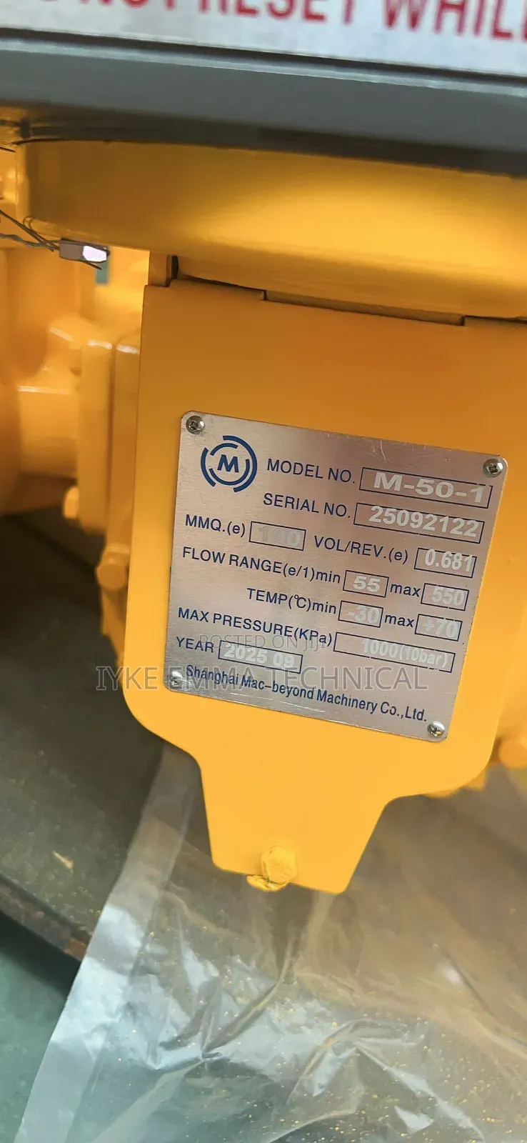 3" Diesel Fuel Flow Meter Mechanical Lc Flow Meter
