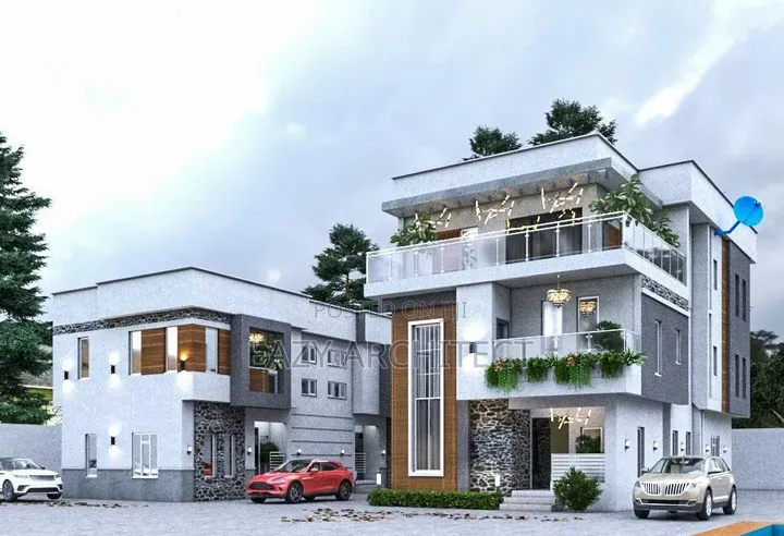 Full Architectural Drawing, Burgalow, Duplex, Terrace Building