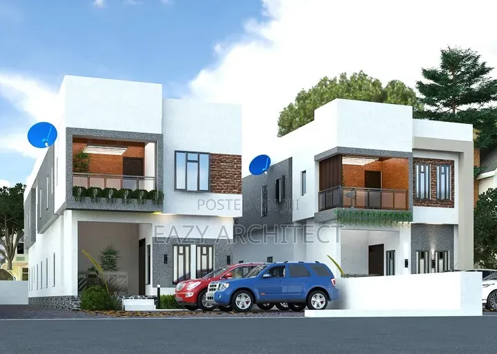 Full Architectural Drawing for 5bedroom Duplex With Pent House