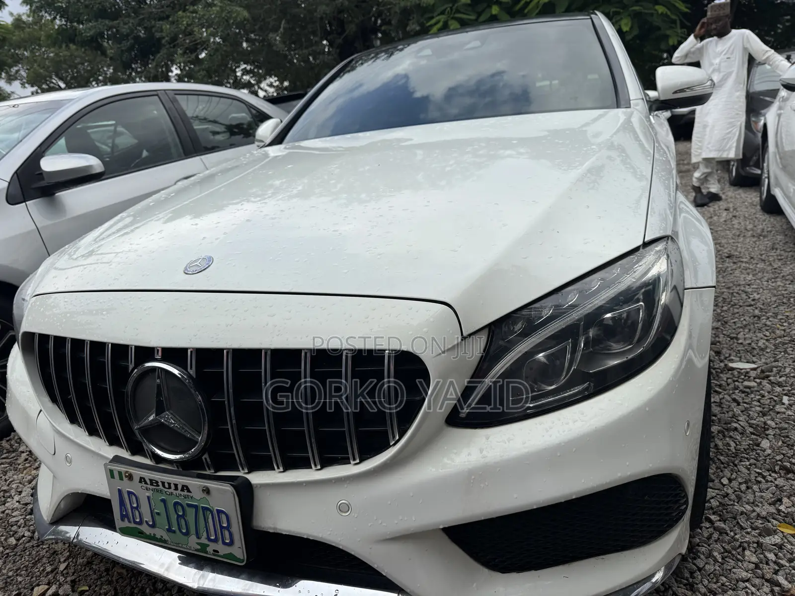 Mercedes-Benz C400 4Matic AWD Sedan (3.0L V6 7A) 2015 White