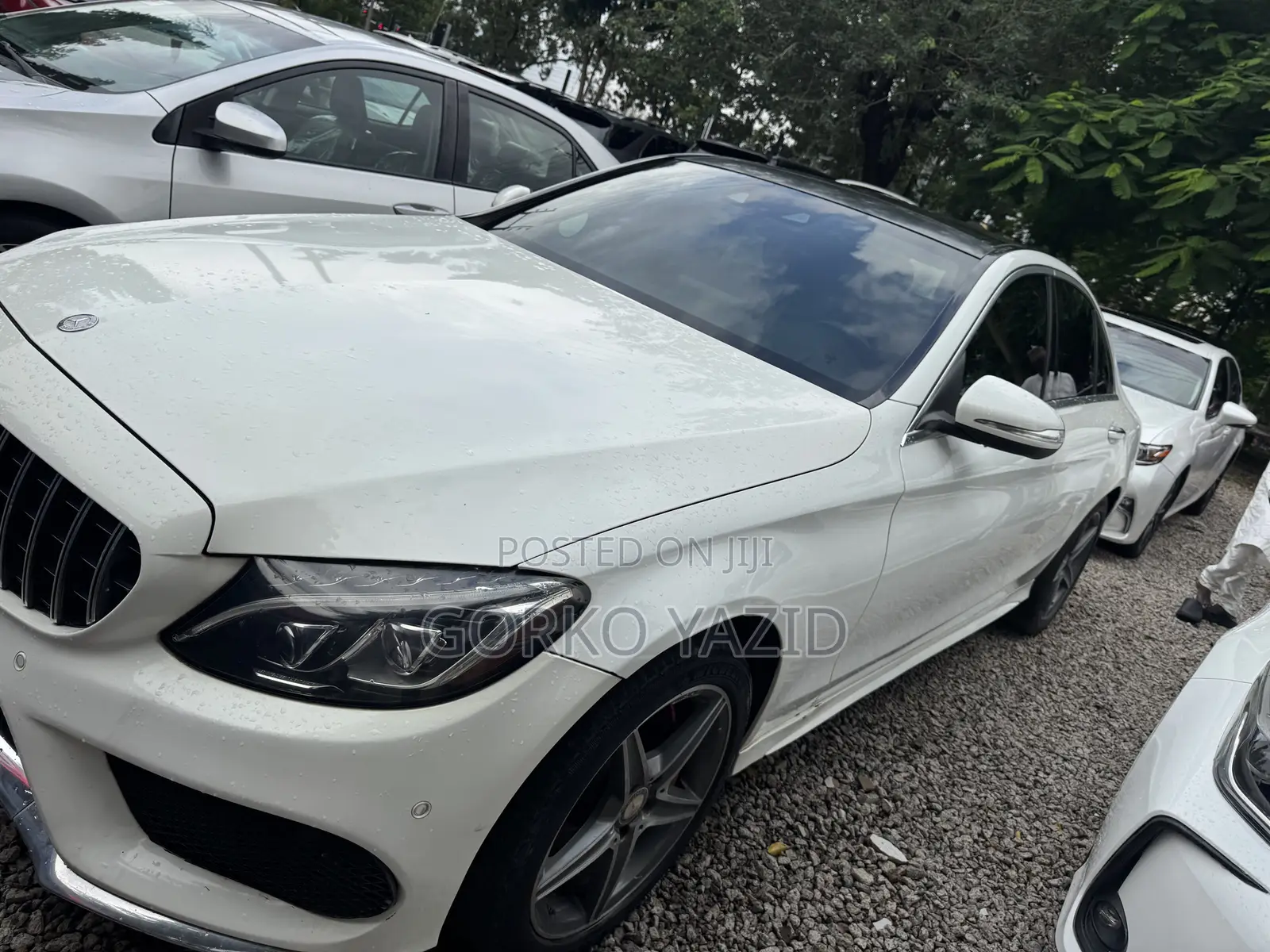 Mercedes-Benz C400 4Matic AWD Sedan (3.0L V6 7A) 2015 White