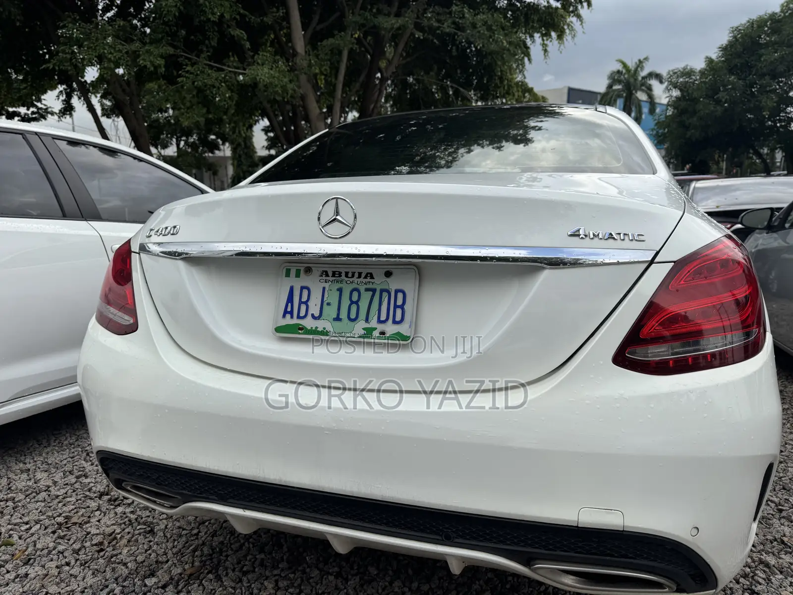 Mercedes-Benz C400 4Matic AWD Sedan (3.0L V6 7A) 2015 White