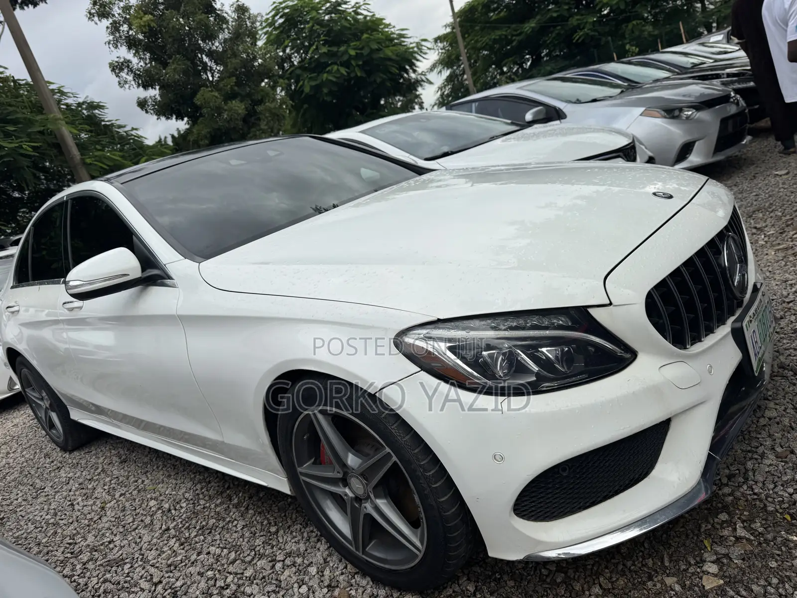 Mercedes-Benz C400 4Matic AWD Sedan (3.0L V6 7A) 2015 White