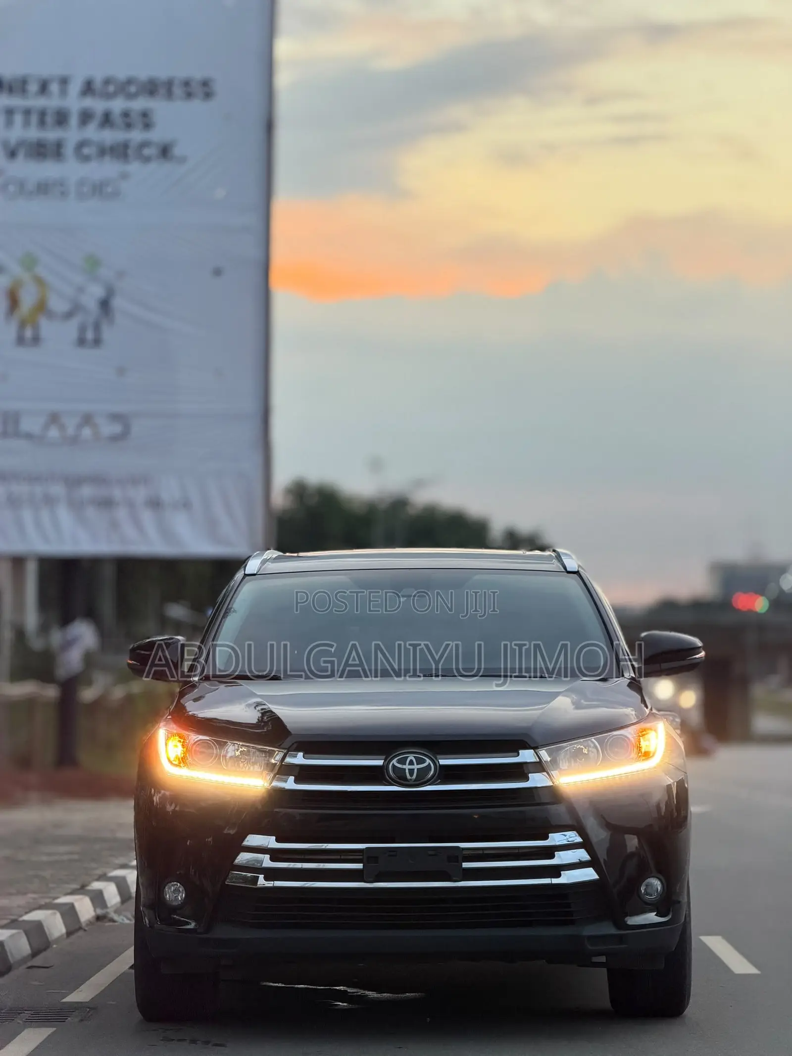 Toyota Highlander Limited 4x2 V6 (3.5L 6cyl 8A) 2018 Black