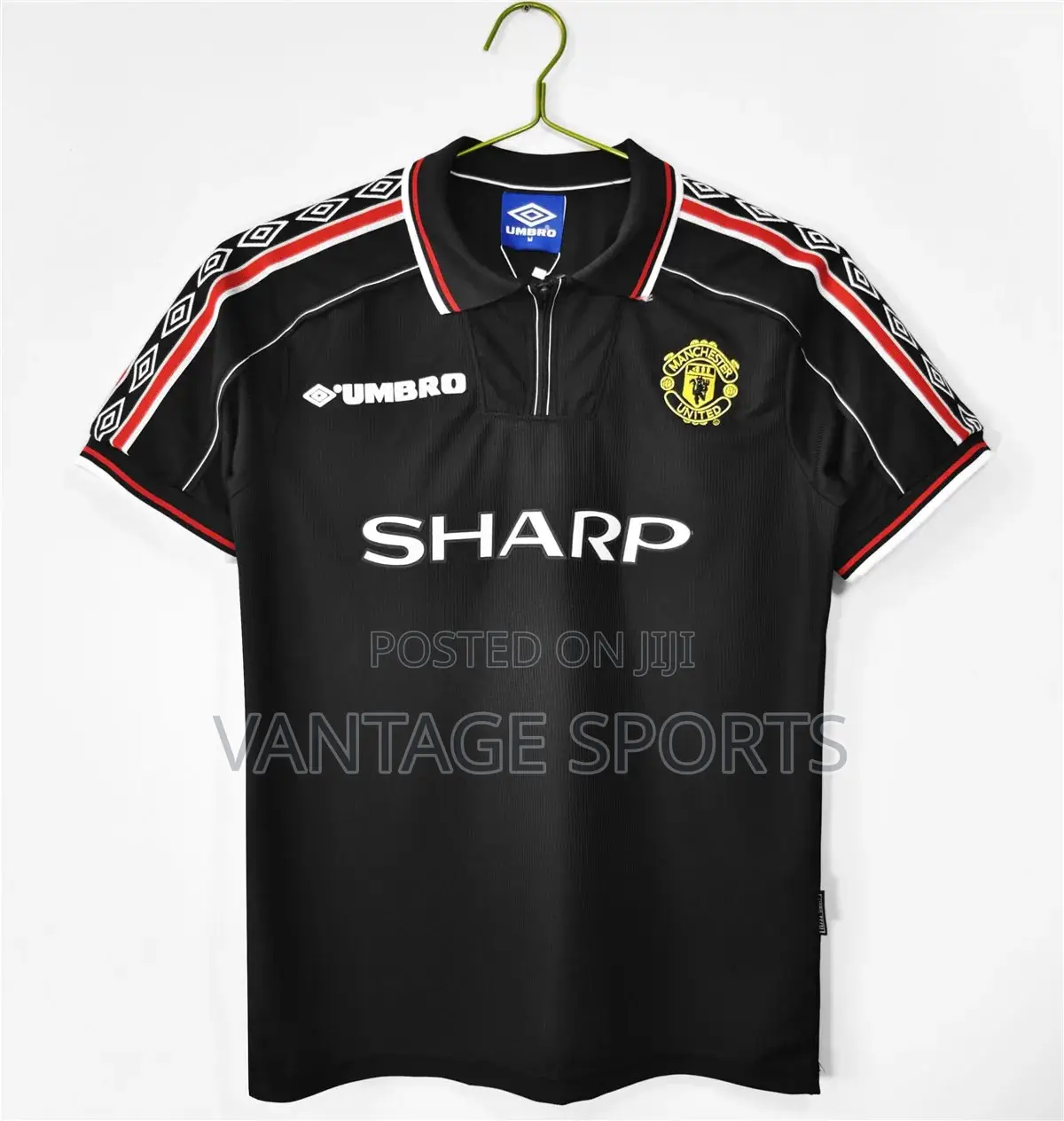 Manchester United Retro White Jersey 1998/99 - PAY ON DELIVERY