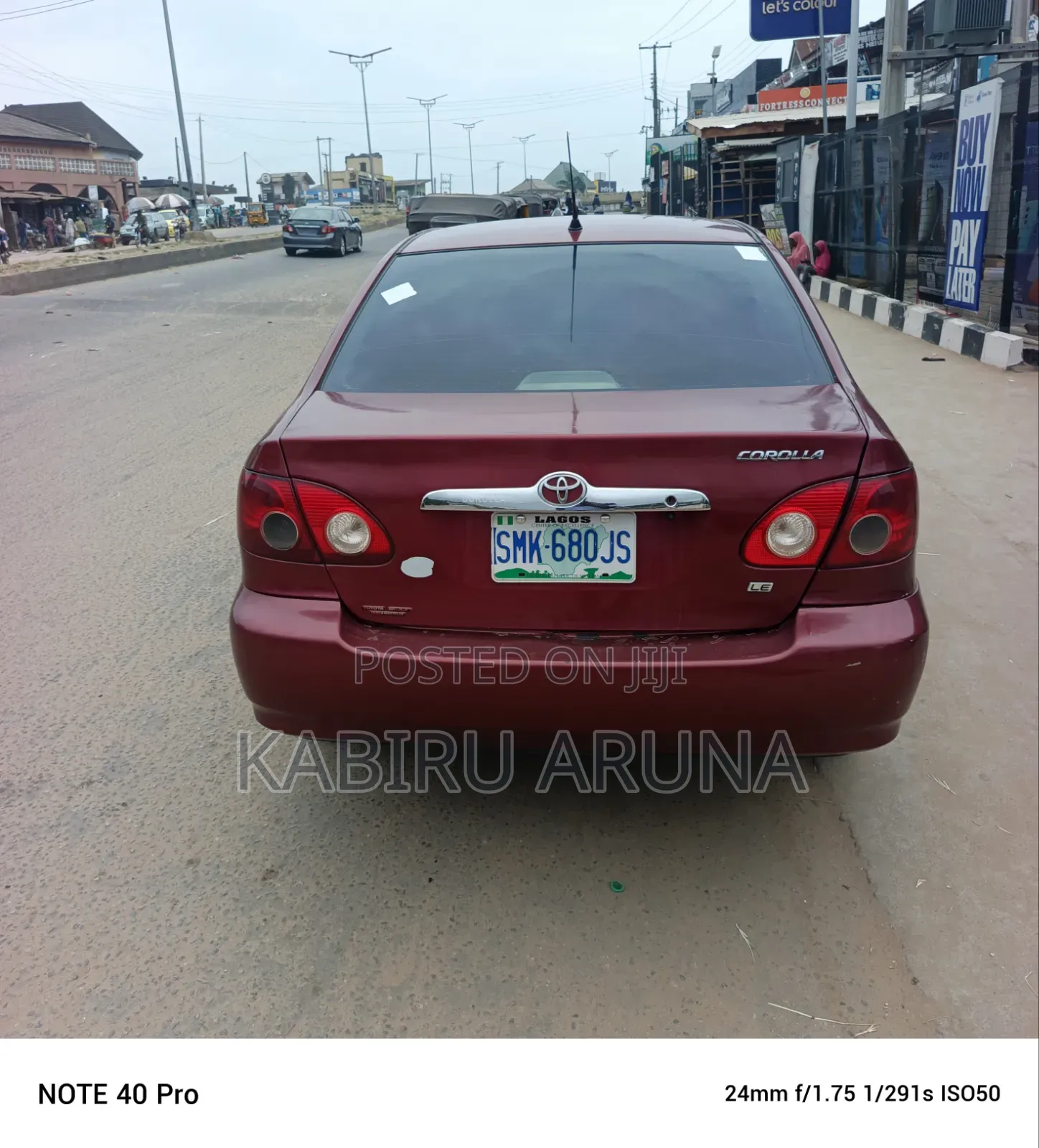 Toyota Corolla 2005 Red