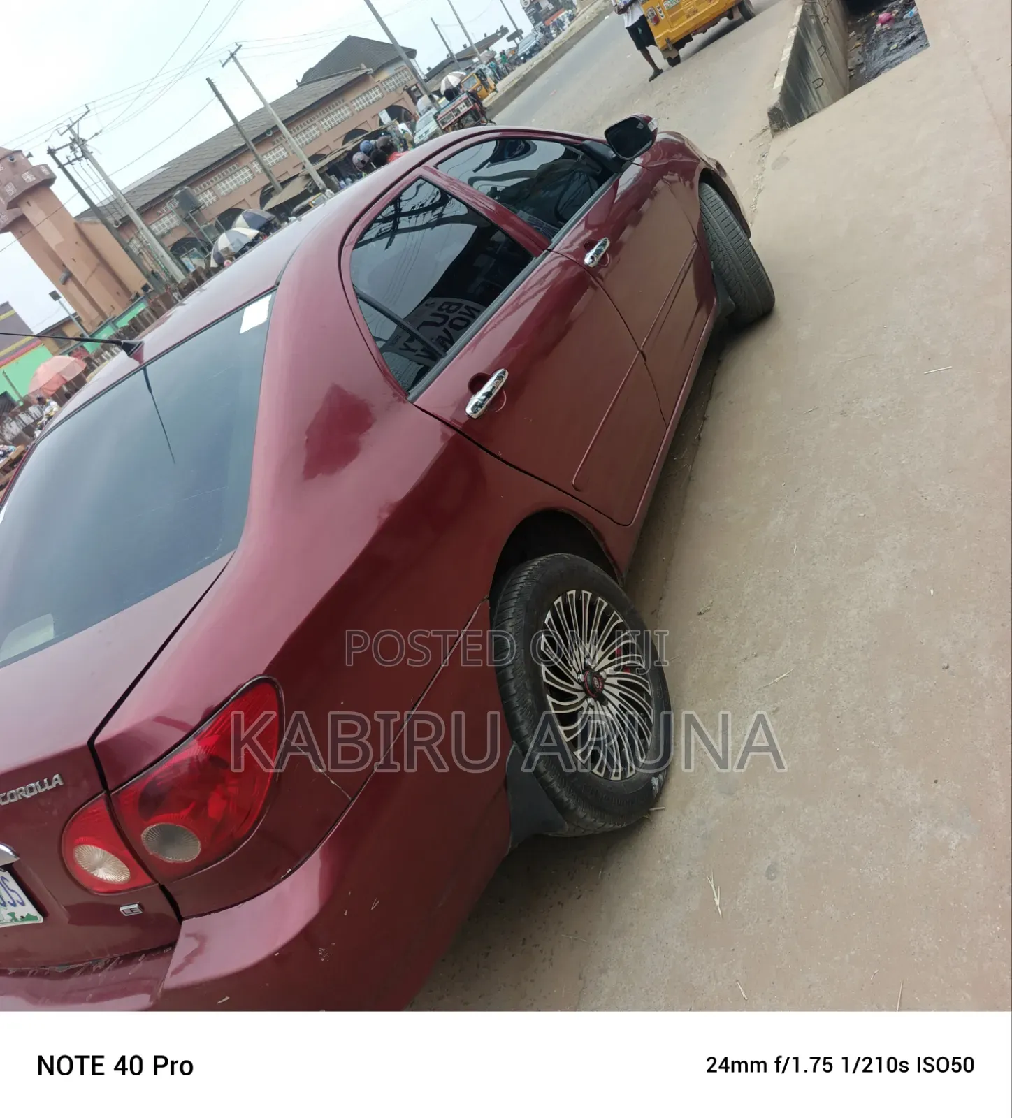 Toyota Corolla 2005 Red