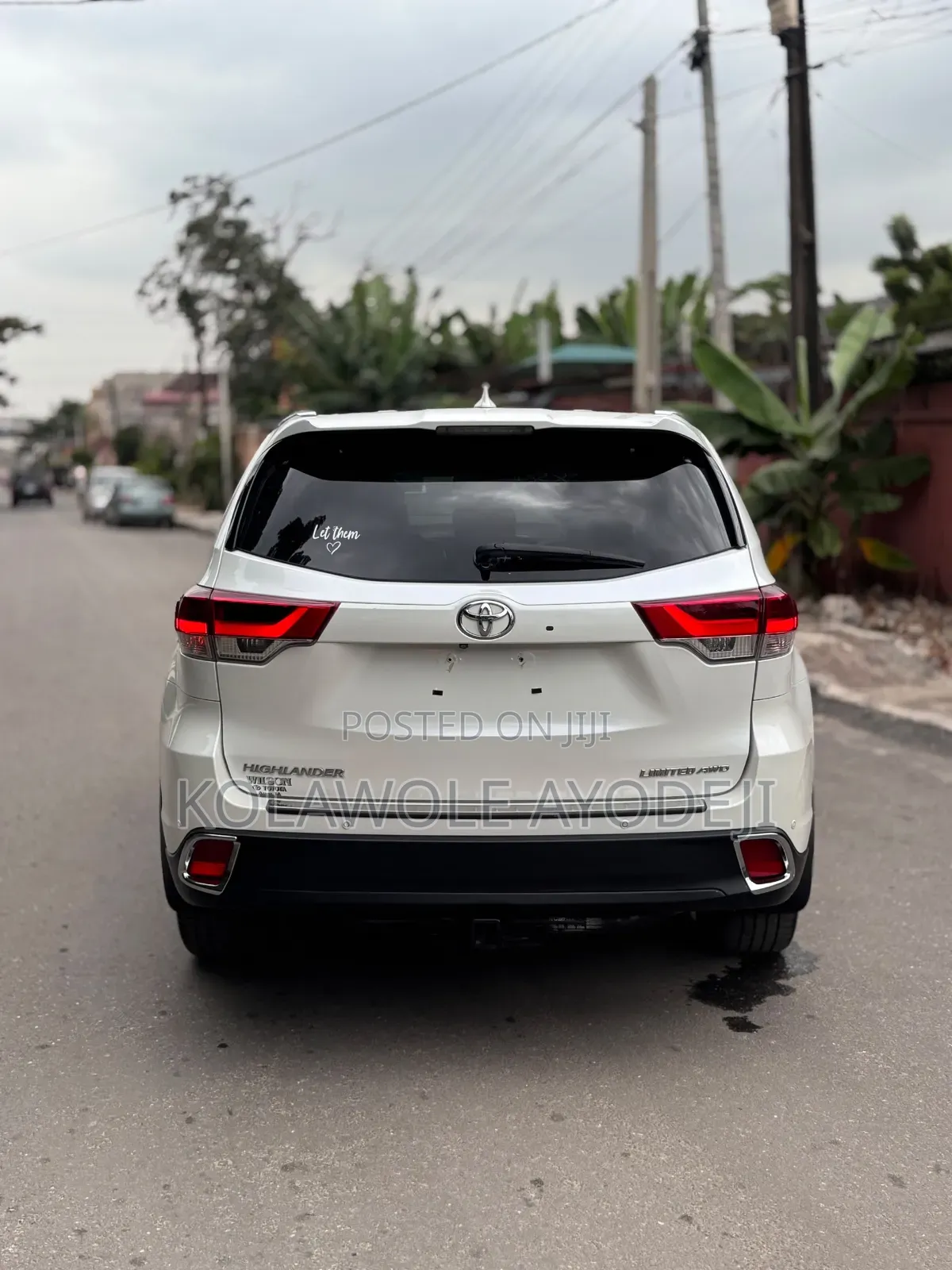Toyota Highlander Limited Platinum V6 4x4 (3.5L 6cyl 6A) 2016 White