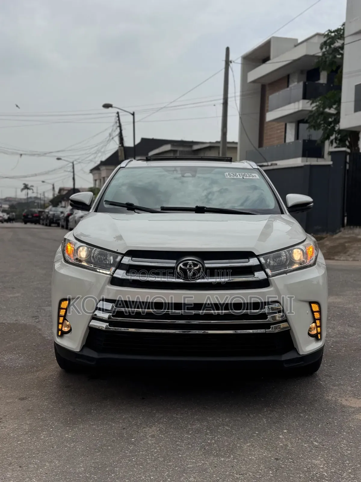 Toyota Highlander Limited Platinum 4x4 V6 (3.5L 6cyl 8A) 2018 White
