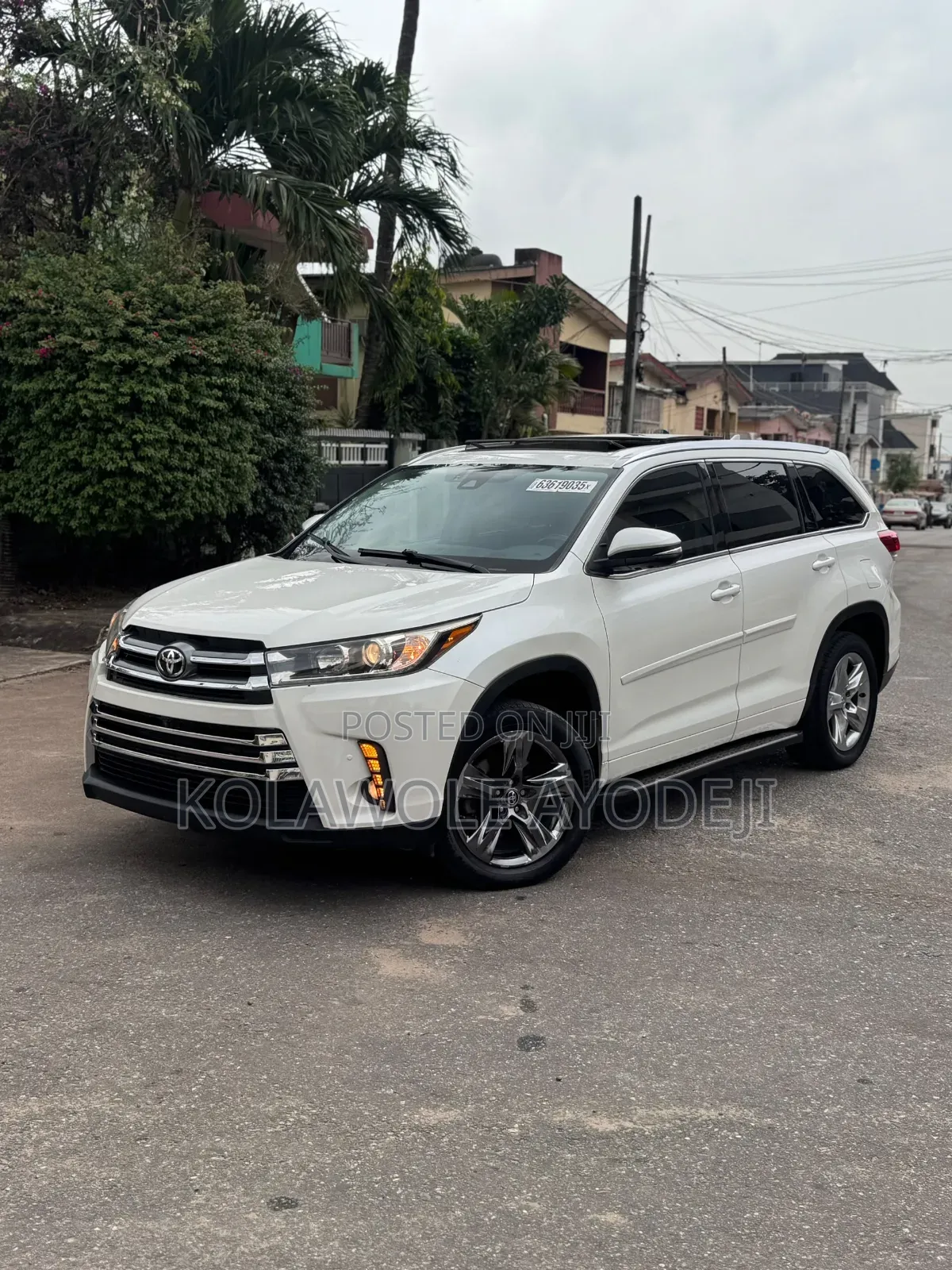Toyota Highlander Limited Platinum 4x4 V6 (3.5L 6cyl 8A) 2018 White