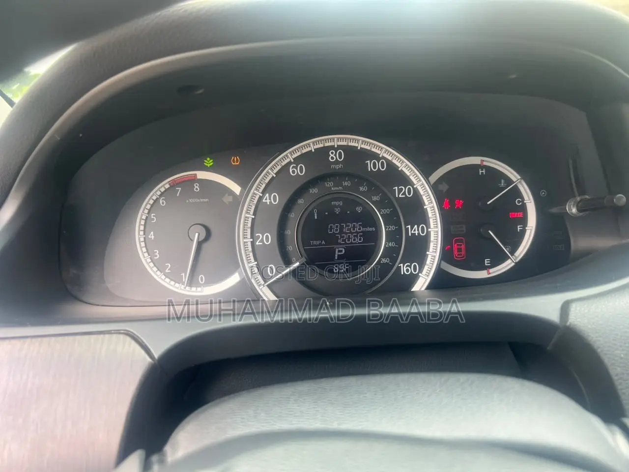 Honda Accord EX-L 4dr Sedan (2.4L 4cyl CVT) 2015 Blue