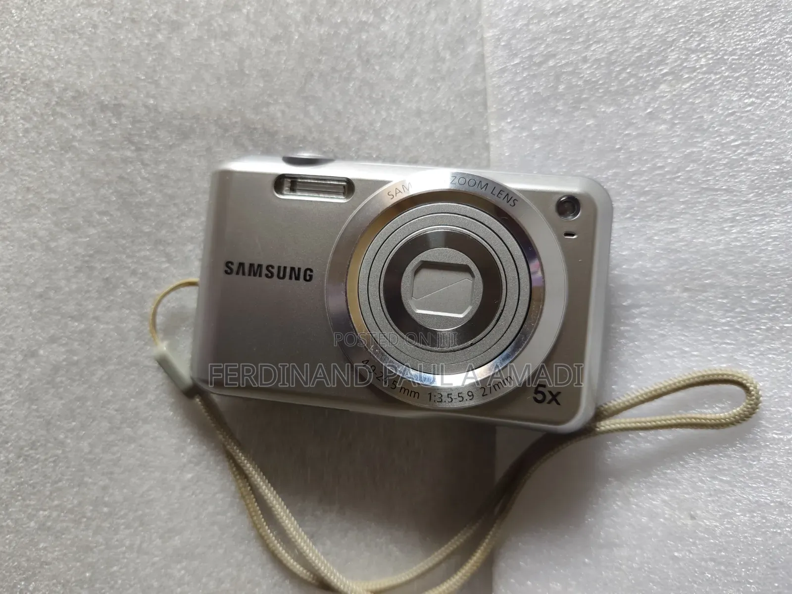 Samsung Digital Photo Video Camera for Vintage Passport Snapping