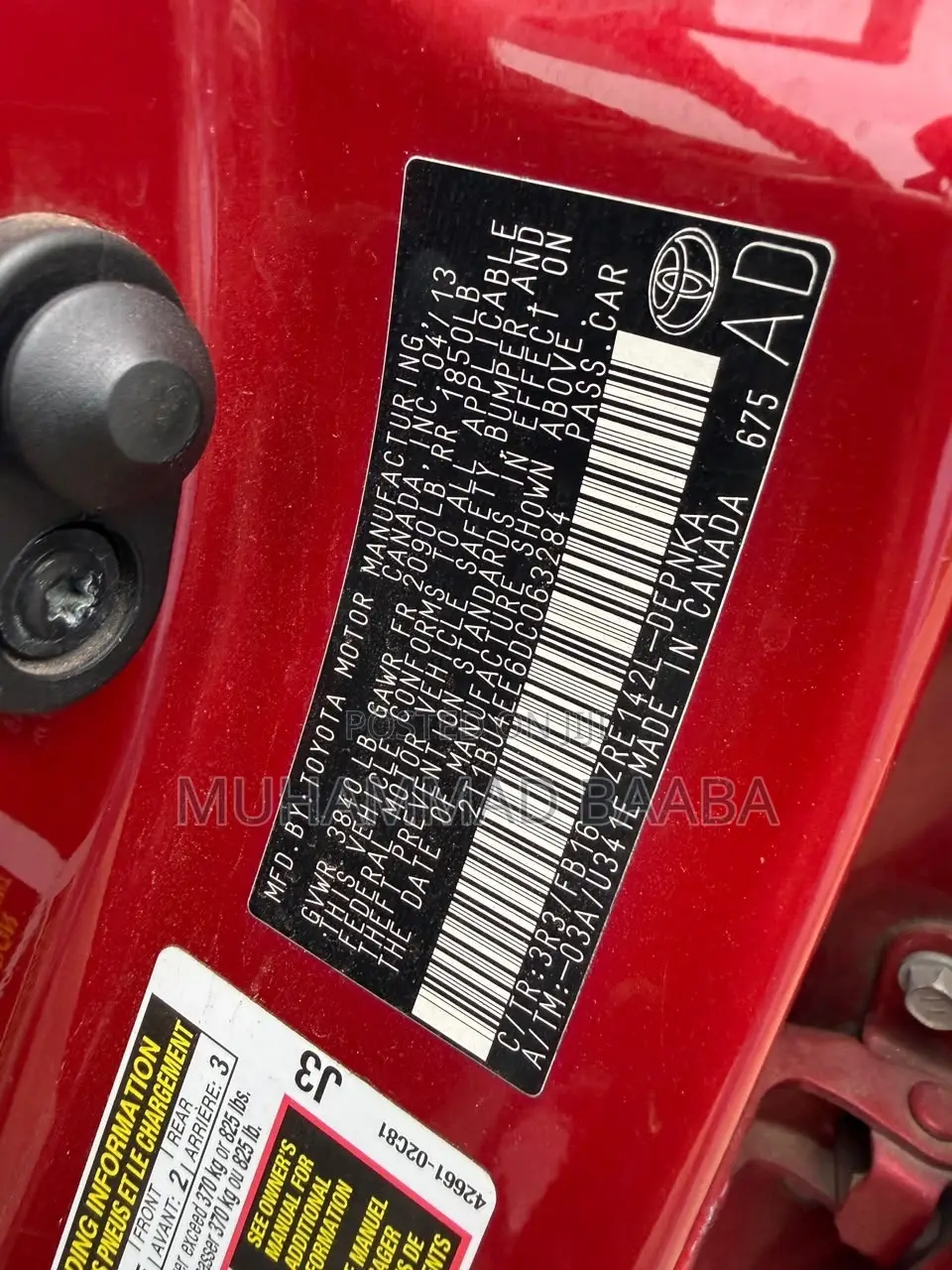 Toyota Corolla LE Special Edition 4dr Sedan (1.8L 4cyl 4A) 2013 Red