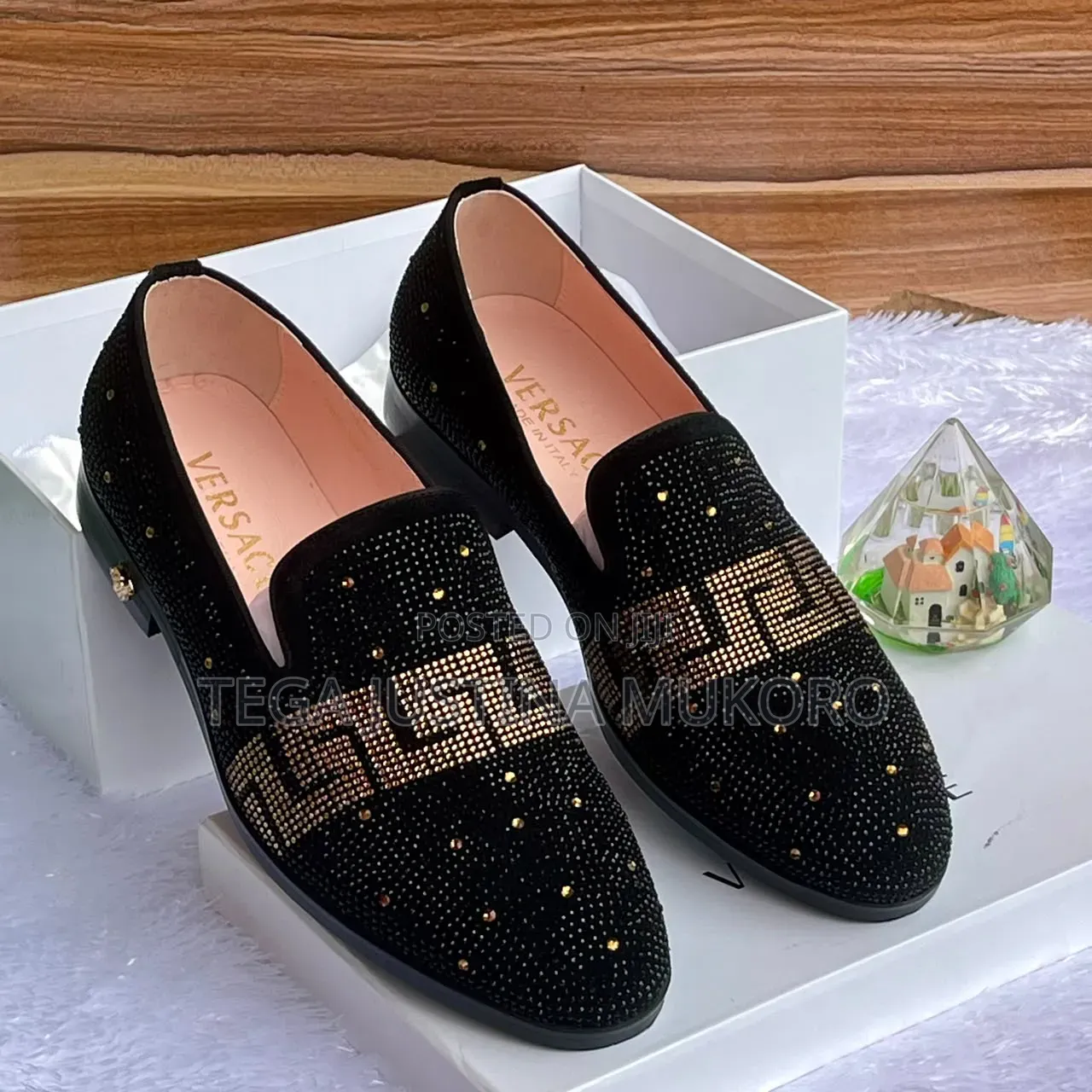 Luxury Different Colour Versace Men's Dress Shoes