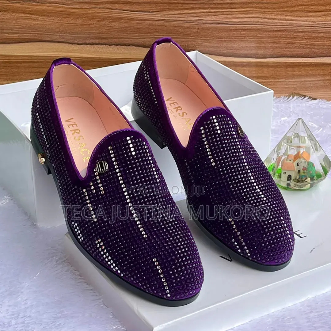 Luxury Different Colour Versace Men's Dress Shoes